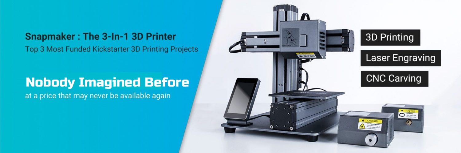 Snapmaker A350 2.0 Modular 3-in-1 3D Printer; Laser Engraver, CNC